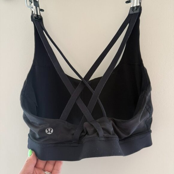 Lululemon Energy Sports Bra Black Camo Size 4 - Picture 4 of 5